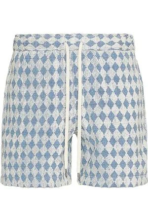 Oas Navy Diamond Terry Shorts