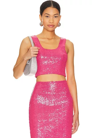 Commando Sequin Crop Top Pink