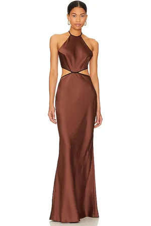 Misha Edem Backless Maxi Dress