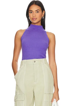 AUTUMN CASHMERE Rib Mock Halter