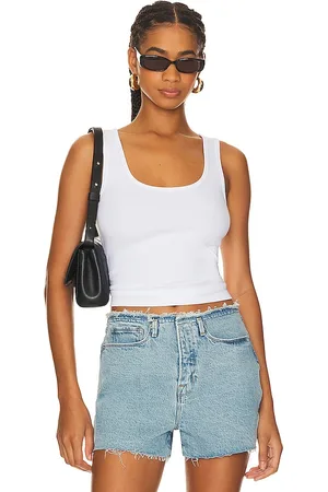 GOOD AMERICAN Heritage Scoop Tank Top