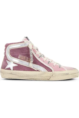 Golden Goose Slide Sneaker Violet Silver & Ivory