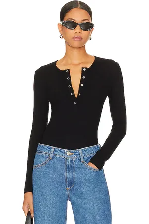LnA Dalston Ribbed Henley Top