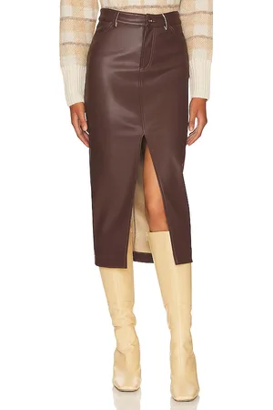 heartLoom Jae Faux Leather Skirt