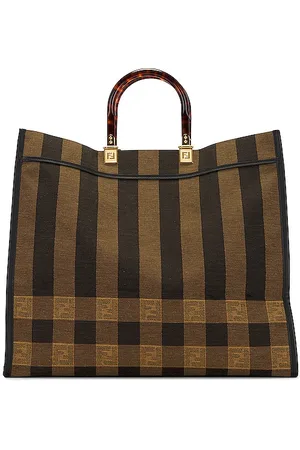 SIEDRES Fendi Pecan Sunshine Shopper Tote Bag