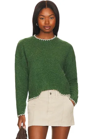 AUTUMN CASHMERE Tipped Crew Neck