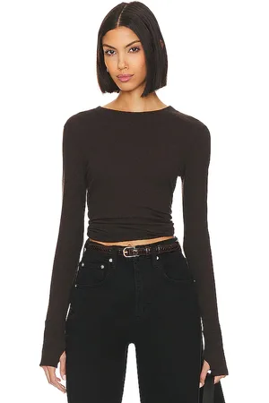 ENZA COSTA Cashmere Easy Cuffed Crew