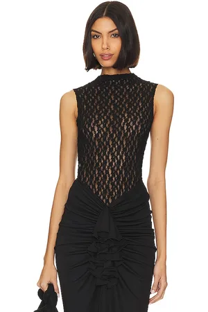 BUCI Sheer Lace Tank