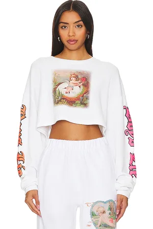 Boys Lie Nestled Up Long Sleeve Crop Tee