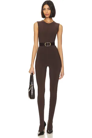 Norma Kamali Sleeveless Catsuit With Footsie