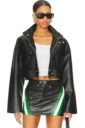 superdown Katie Faux Leather Jacket