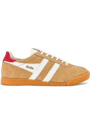 Gola Elan Sneaker Carmel Off White & Deep Red