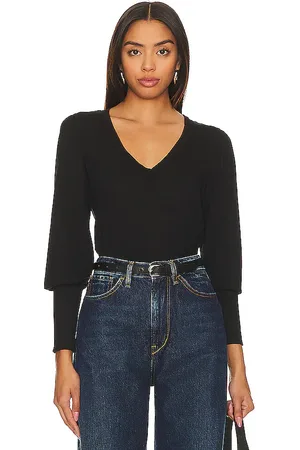 Bobi Banded Bottom Long Sleeve Top