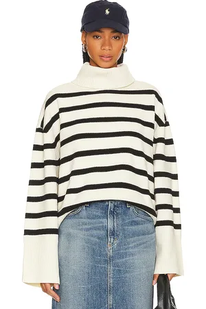 WeWoreWhat Striped Turtle Neck