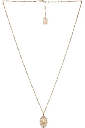Miranda Frye Gothic Charm and Lindsey Chain Necklace in Metallic Gold - Size V