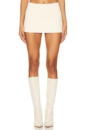 LOBA Anabella Faux Leather Micro Skirt