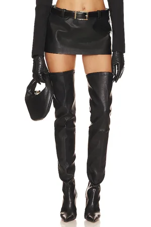 Lado Bokuchava Twentythree Faux Leather Skirt