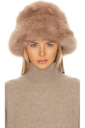 JOCELYN Oversized Faux Fur Bucket Hat