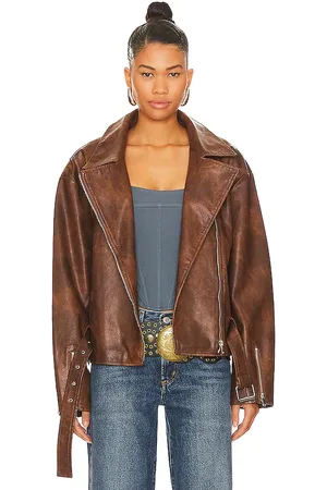 superdown Lana Faux Leather Jacket
