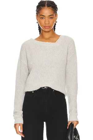 Bobi Asymmetric Neck Sweater