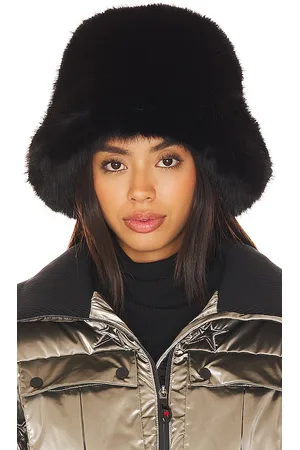 JOCELYN Oversized Faux Fur Bucket Hat