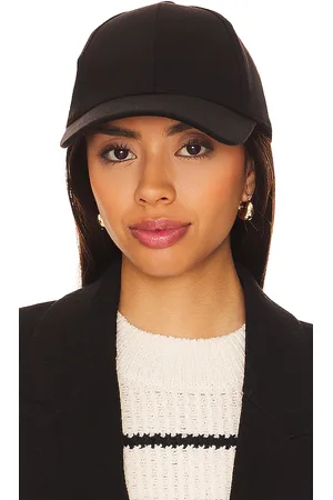Vince Cashmere Baseball Cap With Leather Trim