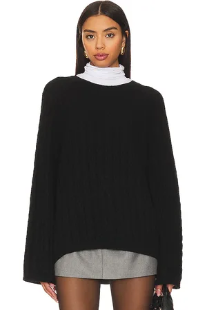 Rue Sophie Crewneck Cable Sweater