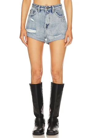 ONE TEASPOON Icon Bandits High Waist Denim Shorts