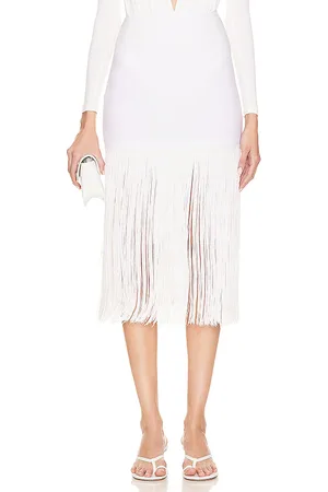 Norma Kamali X REVOLVE Fringe Mini Skirt