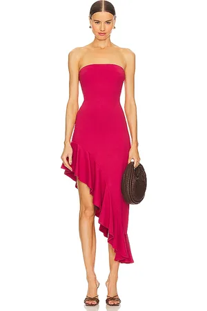 Susana Monaco Asymmetrical Ruffle Dress