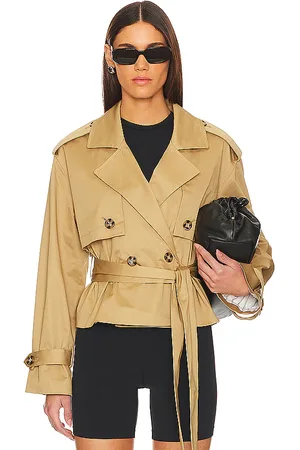 Favorite Daughter The Cropped Charles Trench Coat