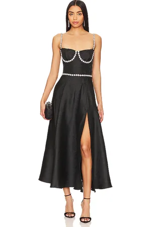 V. Chapman Cora Corset Midi Dress