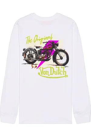 Von Dutch Biker Shop Graphic Long Sleeve Tee