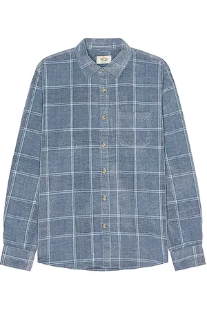 Marine Lightweight Plaid Cord Shirt