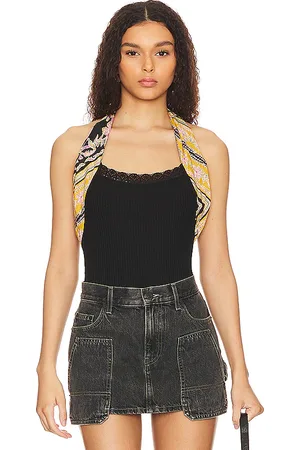 Free People X Intimately FP Eyes For U Halter Bodysuit In