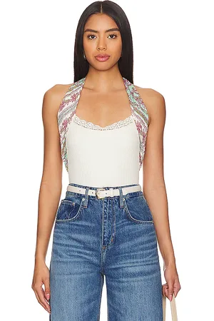 Free People X Intimately FP Eyes For U Halter Bodysuit In