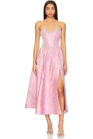 V. Chapman Lucia Corset Midi Dress