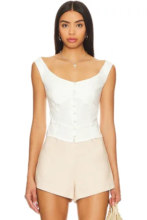 Free People Sally Solid Corset Top In