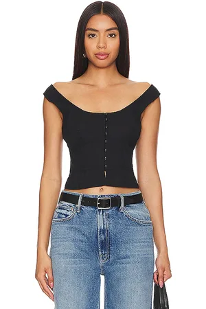 Free People Sally Solid Corset Top In