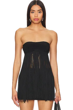 Norma Kamali 18 Fringe Sunglass Bra & High Leg Eric Bottom