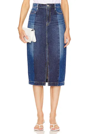 GRLFRND Robin Seamed Tonal Midi Skirt