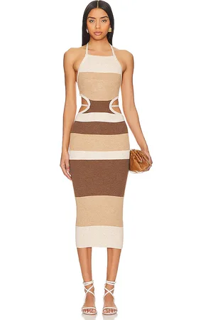Camila Coelho Emlyn Stripe Knit Dress
