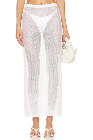 Camila Coelho Anette Sheer Maxi Skirt