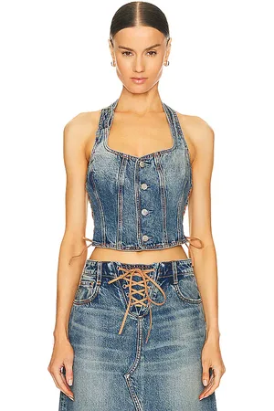 GRLFRND Phoebe Laced Halter Top