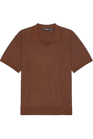 WAO Short Sleeve Pattern Knit Polo