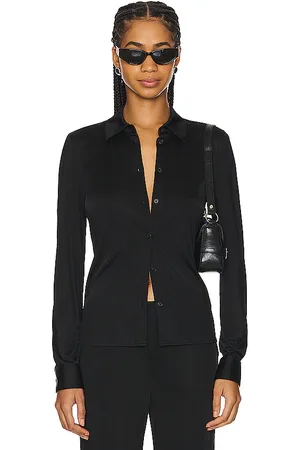 Helmut Lang Fluid Button Up Blouse