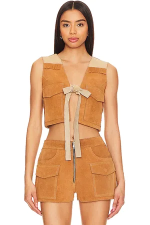 Understated Leather Sugar Suede Vest