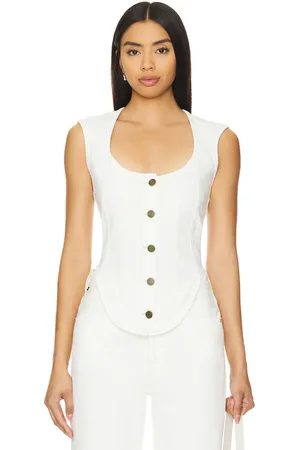 Frame Seamed Scoop Bustier