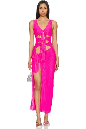 superdown Nelly Sheer Maxi Dress
