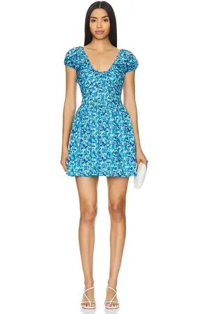 FAITHFULL THE BRAND Limone Mini Dress